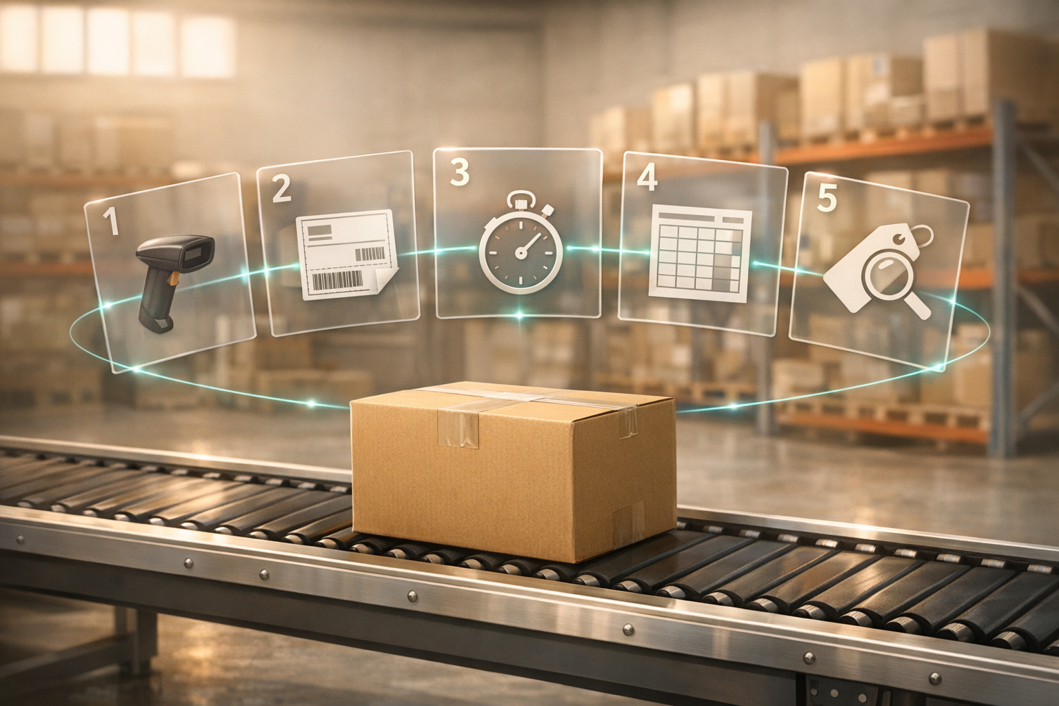 Inventory and spare parts intake workflow