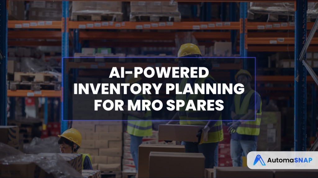 AI-powered inventory planning for MRO spares