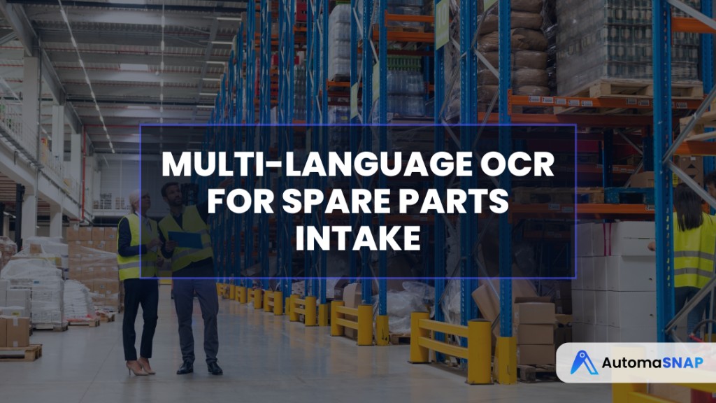 Multi-Language OCR for Spare Parts Intake